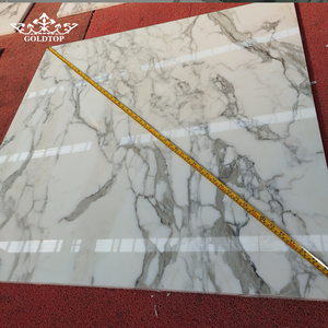 Goldtop Stone Hot Selling Calacatta <b>White</b> Marble Tiles 24x24 Inch with Customized Size for Interior Wall and Floor Decoration - Product Image 4