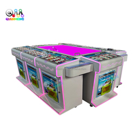 Qianmen chinois fabrication originale grande remise 55 pouces écran 8 joueurs blanc poisson Table poisson chasse jeu de tir Machine