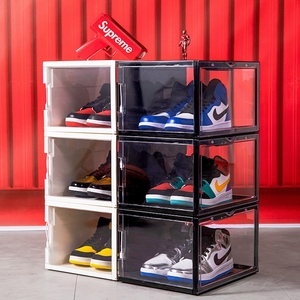 <span class=keywords><strong>Caja</strong></span> de <span class=keywords><strong>Zapatos</strong></span> Deportivos para Hombre con Sensor de Voz LED Personalizado, <span class=keywords><strong>Caja</strong></span> de Almacenamiento de Plástico Magnética Transparente con Carga LED Creativa - Product Image 6