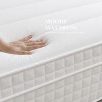 Matelas à ressorts ensachés compressés, prix préférentiel pour partenaires longue durée, taille extra, mobilier de chambre, vente en gros pour écoles et hôtels