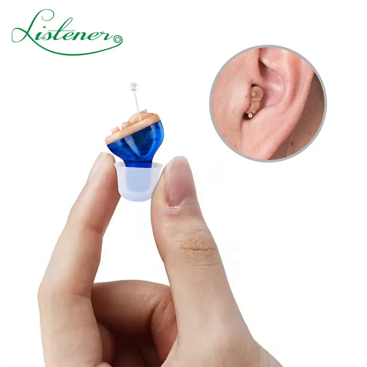 Hot Selling Digital Invisible CIC/ITE Plastic Super Mini Hearing Aid Ear Sound Amplifier Deaf Listener's Top Ear Hearing Product