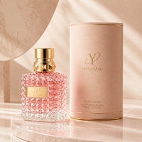 Flacon de parfum en verre de luxe 50 ml 100 ml, flacon de parfum vide avec logo personnalisé, boîte cadeau, emballage en gros