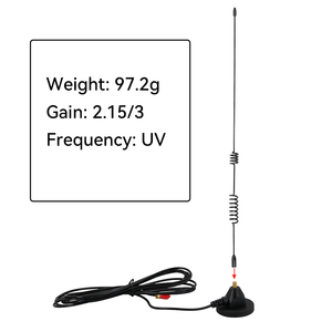 Antenne magnétique double bande 2,15/3dBi Gain 15,7 pouces pour véhicule avec câble coaxial pour communication bidirectionnelle - Product Image 5