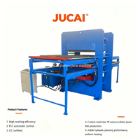 Presse de vulcanisation hydraulique à commande PLC automatique pour la production de tapis de sol en caoutchouc, de dalles en caoutchouc et de tapis de gym