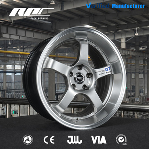 Jantes Roc Flow Forming 4x100 5x100 5x114.<span class=keywords><strong>3</strong></span> Deep Lip GT 15 16 17 18 pouces JDM pour Civic Type R MX-5 Miata <span class=keywords><strong>Audi</strong></span> A1 - Product Image 2