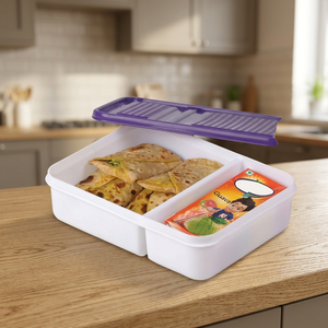 Plastic Eco Outdoor Leakproof Waterproof 3-6L Microwavable Freshness Preservation Food Container for Kids Travel <b>Lunch</b> <b>Box</b> - Product Image 3