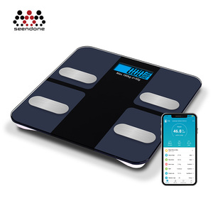 전자 싼 욕실 무선 180 키로그램 396Lb Lcd 디스플레이 무게 체지방 규모 배터리 - Product Image 4