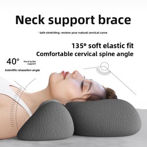 <span class=keywords><strong>Oreiller</strong></span> cervical en mousse à mémoire <span class=keywords><strong>de</strong></span> <span class=keywords><strong>forme</strong></span>, <span class=keywords><strong>forme</strong></span> extraterrestre, avec massage spécial <span class=keywords><strong>de</strong></span> la colonne vertébrale, non-tirant, compresse chauffante, pour la réparation du cou - Product Image 4