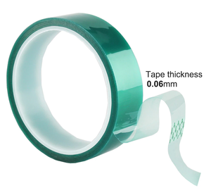 Nastro in poliestere ad alta temperatura con nastro monolato verde impermeabile in polvere per mascheratura in <span class=keywords><strong>Silicone</strong></span> <span class=keywords><strong>pellicola</strong></span> adesiva per animali domestici - Product Image 3