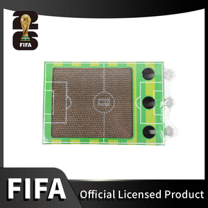 Jouets pour animaux de compagnie officiels de la Coupe du monde <span class=keywords><strong>FIFA</strong></span>, jouets interactifs pour chat, jeu de tir au football, terrain de football, grattoir en carton pour chat - Product Image 1