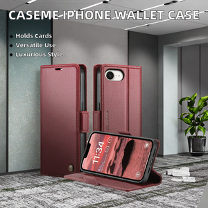 Étui de téléphone portable multifonction en cuir PU de luxe <span class=keywords><strong>CaseMe</strong></span> pour <span class=keywords><strong>iPhone</strong></span> 17 Pro Max 17 Air 16 15 14 13 12 11 Xs <span class=keywords><strong>Xr</strong></span> - Product Image 2