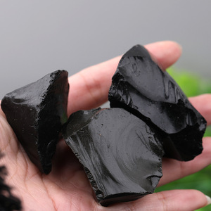 Ev dekorasyon için toptan obsidyen kristaller şifa taşı obsidyen tütsü taş - Product Image 3