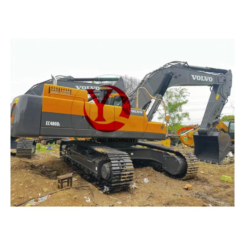 Excavadora Volvo usada ec480 48ton maquinaria usada maquinaria de construcción de ingeniería usada excavadora de orugas excavadora ec210 ec290