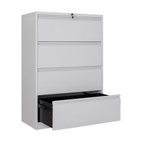 Armoire en fer personnalisée blanc noir mobilier de bureau prix acier métal 2 3 4 tiroirs classeur latéral