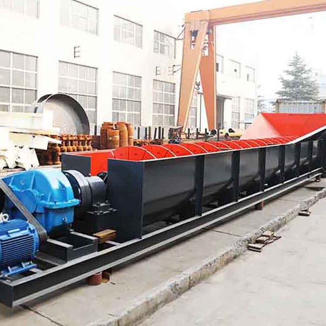 KLZ Mineral Processing Spiral Classifier Quartz & Construction Aggregate Sand Washing Machine with Gear Pump 5-300t/h Capacity