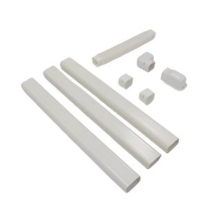 Kit de couverture décorative pour conduites de <span class=keywords><strong>climatisation</strong></span> et CVC en PVC, 3-6 pouces, avec résistance aux UV - Product Image 2