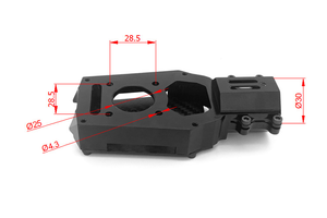 Support moteur en alliage d'aluminium de 30 mm avec plaque en fibre de carbone, support robuste CNC M3 pour drone agricole multi-axes FPV - Product Image 6