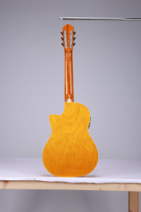 Guitare <span class=keywords><strong>flamenco</strong></span> 39 pouces pour étudiants, finition brillante, instruments de musique de qualité ACG10CE - Product Image 3