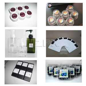 HZPK Semi-automatic Flat <b>Sticker</b> Labeling <b>Printing</b> <b>Machines</b> for Bag Cans Leather with Coding - Product Image 2