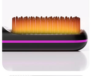 แปรงหวีผมเซรามิกใช้ความร้อนด้วยไฟฟ้าหวีนวดไฟฟ้าแบบพกพา2024เสียบ USB - Product Image 2