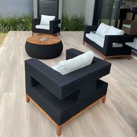2026 Luxuriöses High-End Patio-Set aus Massivem Teakholz Langlebiges Umweltfreundliches Postmodernes Design Outdoor-Möbel Gartentisch und Stuhl Set