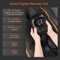 Bottes de massage à compression d'air sans fil pour la récupération des jambes, 5 zones, 6 modes, 8 niveaux de pression, écran LCD, rechargeables