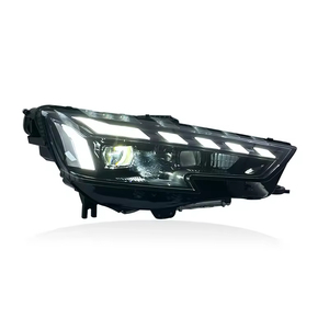 Fari a LED SJC Auto per <span class=keywords><strong>Audi</strong></span> <span class=keywords><strong>A4</strong></span> RS 2017-2019, <span class=keywords><strong>Accessori</strong></span> Auto, Nuovo Stile, Luci Anteriori Plug and Play, Gruppo Fari A4L - Product Image 3