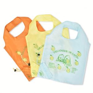 Sacos de compras ถุงช้อปปิ้งแบบพับได้พร้อมโลโก้ที่กำหนดเองสำหรับร้านค้าปลีกใช้ซ้ำได้ช้อปปิ้งโพลีเอสเตอร์พับเก็บได้เสื้อกั๊กซูเปอร์มาร์เก็ต - Product Image 1