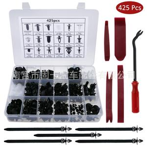 415pcs Automotive Plastic Fastener Kit Nylon <b>Clips</b> For Door Panel Trim <b>Bumper</b> Repair Replacement 18.5x27.5x4.3cm - Product Image 3