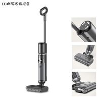 Aspirateur et serpillière sans fil à prix de gros, faible MOQ, avec fonction autonettoyante et filtre HEPA pour sols durs et tapis