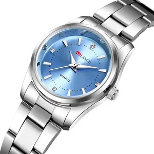 2024 Custom DIY Logo Stainless Steel Women's Watch Quartz Waterproof Watch Women's Trendy Wrist Watch