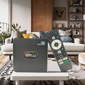 SYTA <span class=keywords><strong>OM</strong></span> Plus Android <span class=keywords><strong>Tv</strong></span> Box AOSP Sistema IR Remoto Android 14 S905l3 Dual Wifi6 BT 5,0 Set Top Box - Product Image 1