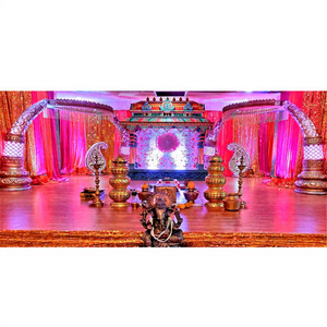 Mandap Tradicional para Bodas del Sur de la India, Decoración de Mandap para Bodas del Sur de la India, Últimos Diseños de Mandaps para Matrimonios, Evento en Nuevo México - Product Image 1