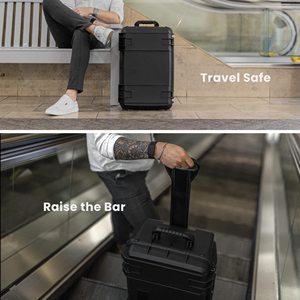 Estuche de transporte impreso duradero duro de EVA con cremallera de tamaño completo personalizado con inserto de espuma Estuche para bolsas de propósito especial - Product Image 5