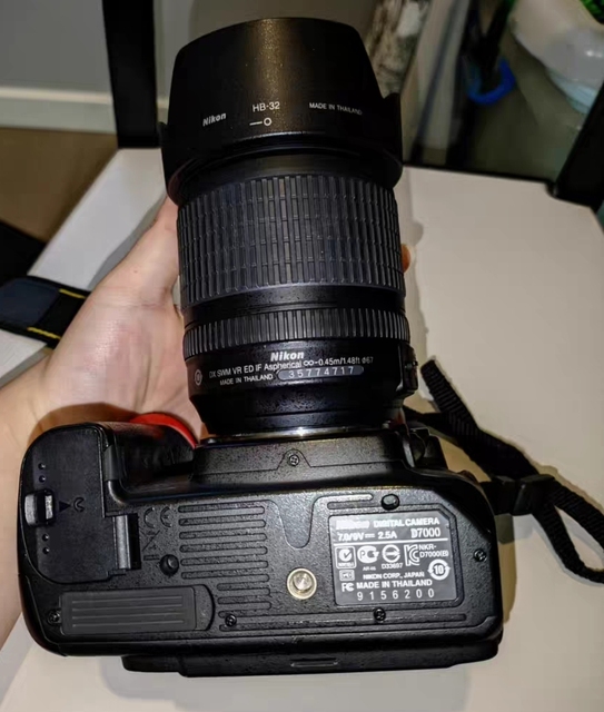Used Cheap DSLR Camera Kit with 18-105mm Lens 16MP APS-C CMOS Sensor Full HD Video SD Card Travel Ready