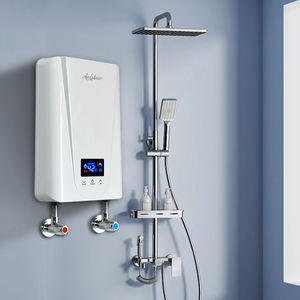 Calentador de agua eléctrico sin tanque de 5500W para toda la casa, suministro de agua caliente multipunto, calentamiento rápido, 220V 240V, aplicación doméstica - Product Image 2