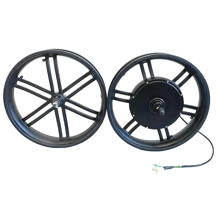 Daya Tinggi 20*4.0 Inci Gear Less 48V 60V 72V 1000W 1500W Ban Lemak Off-Road Hub Sepeda Listrik Motor dengan Roda Depan