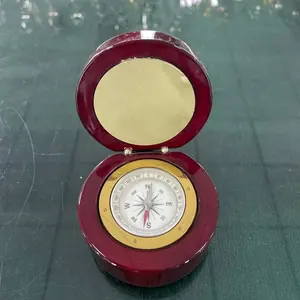 Corporate Gift Gold Compass in a Rosewood Box