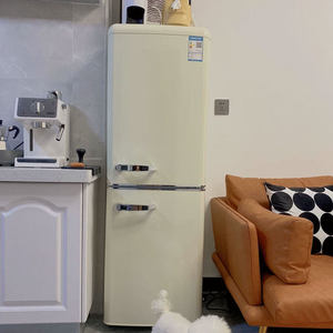 Younuo BCD-153SR Double Door Small Household Frost-Free 153L Capacity Antibacterial Light Fashionable <b>Refrigerator</b> Frost-free Re - Product Image 1