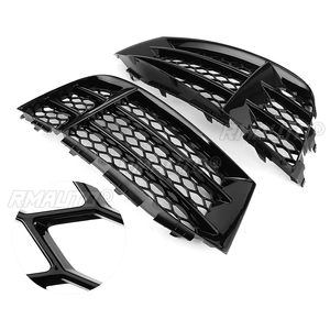 Grille de pare-chocs avant en nid d'abeille pour feux de brouillard, cache de phare antibrouillard pour Audi RS5 B8.5 2013 2014 2015 2016 8T0807681F - Product Image 3