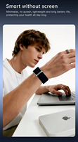 Bracelet intelligent W11, moniteur ECG, pression d'oxygène, fréquence cardiaque, moniteur de fréquence cardiaque variable (HRV), écran TFT, silicone, modes sportifs multiples, étanche 5ATM+IPX-6, montre intelligente