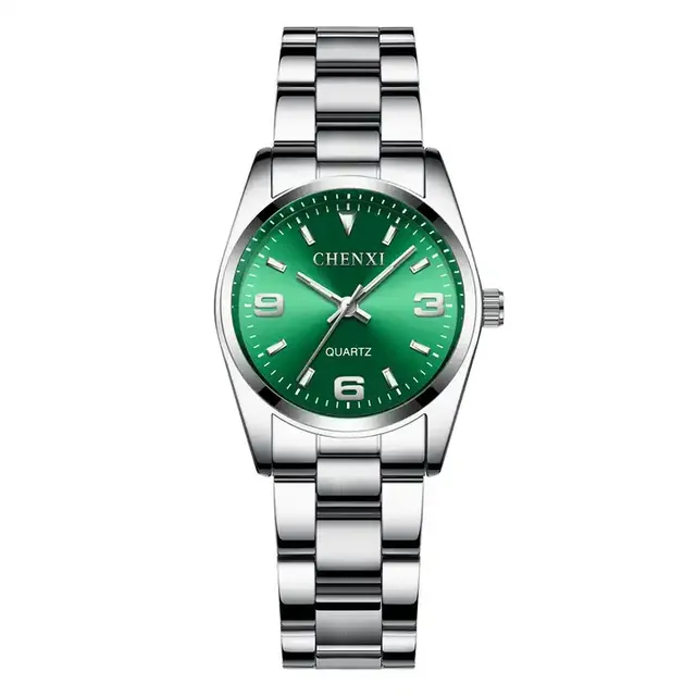 Men Women Watch CHENXI 003 Luxury Style Elegant Stainless Steel Quartz Clock Wristwatch for Lovers Couples Relogio Feminino