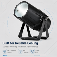 Garantie de satisfaction, lumière COB étanche IP65, 300W, éclairage LED étanche avec zoom, couleur chaude, éclairage de scène COB avec zoom