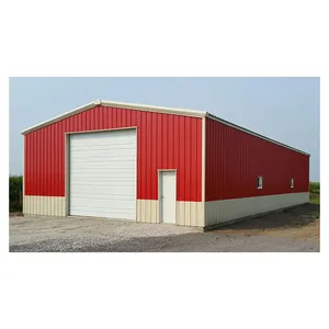 Сборный бетонный склад по индивидуальному заказу, стальная конструкция, металлическое здание, сборный большой металлический сарай для хранения