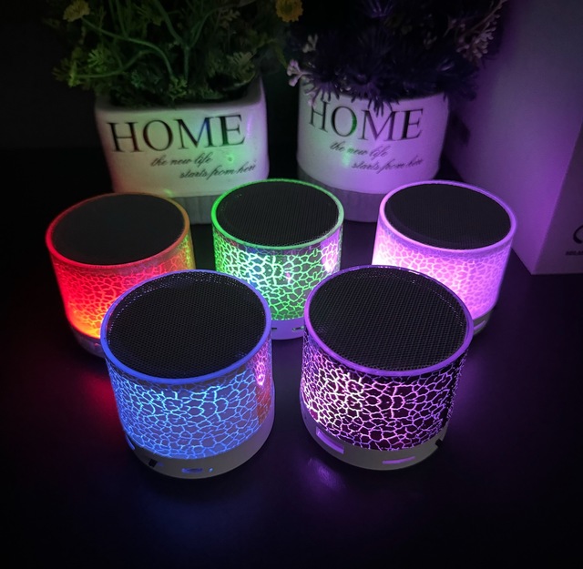 A9 BT Speaker Wireless Led Light Portable Speaker With TF Card USB Audio Music Player for Outdoor Activities