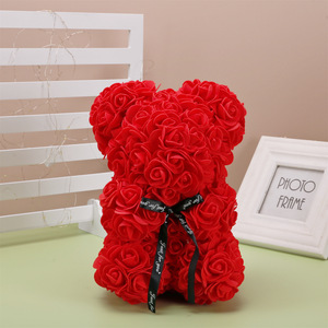 ODIS Qualité Premium Meilleure Vente Ours en Rose avec Pétales en Soie Réalistes pour Petites Boutiques de Cadeaux Stock Disponible - Product Image 2