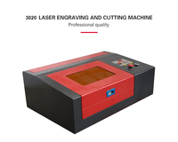 Nouvelle machine de gravure laser CO2 40W 3020, refroidie par eau, CNC, conception 3D, pour bois, cuir, verre, acrylique, pierre, papier, caoutchouc, tube