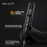 Ambition Hunter Pistolet à tatouage sans fil Kit complet complet avec 40 cartouches de tatouage 10 cartouches d'encre pour artistes débutants