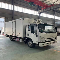 Camion frigorifique à bas prix 4x2, fourgonnette congélateur, camion frigorifique pour le transport d'aliments frais et congelés