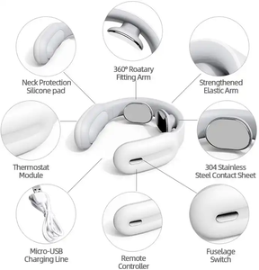 Oem tragbares 4d Ems Nacken massage gerät Puls Pink Nacken massage gerät Cervi cal Smart Heating Intelligentes Nacken massage gerät - Product Image 4